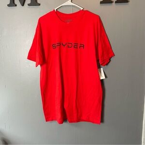 NWT Spyder Men's Red T-Shirt Size xl